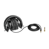 Audio-Technica ATH-M30X Professional Studio Monitor Headphones, Black (ATH-M30X)