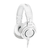 Audio-Technica ATH-M50X Professional Monitor Headphones, White (ATH-M50XWH)