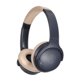 Audio-Technica Wireless Headphones - Navy & Beige (ATH-S220BT)