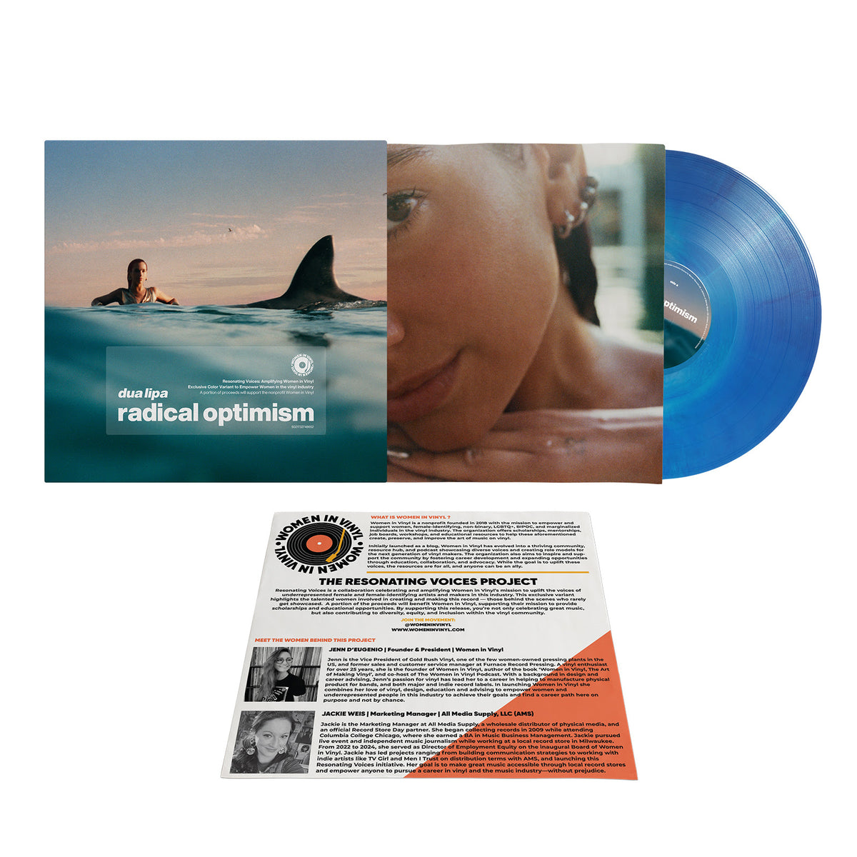 DUA LUPA - RADICAL OPTIMISM (GALAXY BLUE VINYL LP) (WOMEN IN VINYL