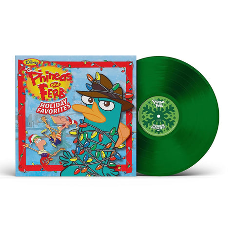 VARIOUS ARTISTS - PHINEAS & FERB: HOLIDAY FAVORITES (TRANSLUCENT EMERALD GREEN VINYL LP)