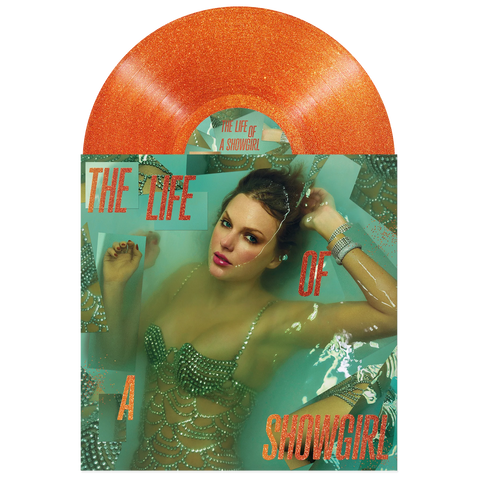 Taylor Swift - The Life Of A Showgirl (Sweat and Vanilla Perfume Portofino Orange Glitter Color Vinyl LP)