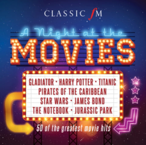 VARIOUS ARTISTS - CLASSIC FM AT THE MOVIES 3CD