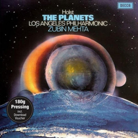 MEHTA,ZUBIN / LOS ANGELES PHILHARMONIC - HOLST: THE PLANETS (Vinyl LP)