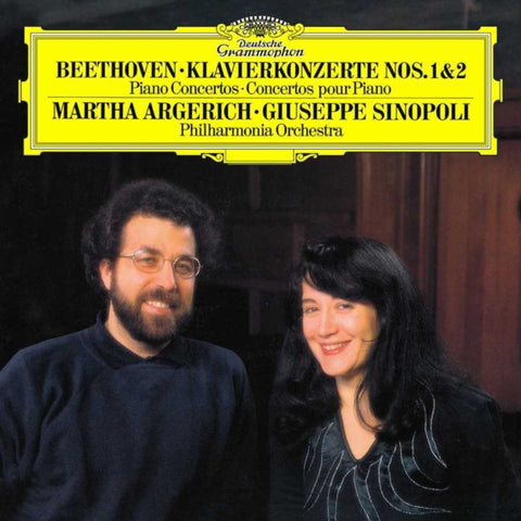 ARGERICH,MARTHA; PHILHARMONIA ORCHESTRA LONDON; GIUSEPPE SINOPOLI - BEETHOVEN: PIANO CONCERTOS NOS. 1 & 2 (2 LP) (Vinyl LP)