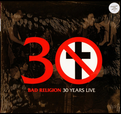 BAD RELIGION - 30 YEARS LIVE (LIMITED/INC DL CARD) (Vinyl LP)