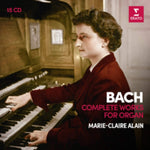 ALAIN,MARIE-CLAIRE - BACH: COMPLETE ORGAN WORKS (1ST ANALOGUE VERSION) (15CD)
