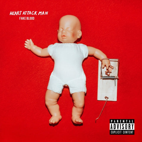 HEART ATTACK MAN - FAKE BLOOD (CLEAR & OPAQUE RED SPLATTER VINYL LP)