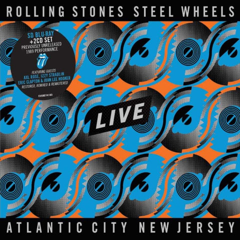 ROLLING STONES - STEEL WHEELS LIVE (LIVE FROM ATLANTIC CITY, NJ, 1989) (2CD/BLU-RA
