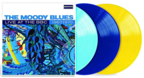 MOODY BLUES - LIVE AT THE BBC 1967-1970 (3LP/LIGHT BLUE/DARK BLUE/YELLOW VINYL/ (Vinyl LP)