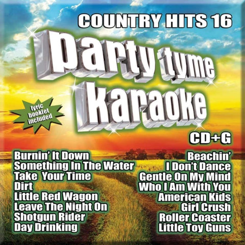 PARTY TYME KARAOKE - COUNTRY HITS 16 (CD+G)