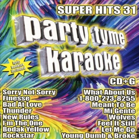 PARTY TYME KARAOKE - PARTY TYME KARAOKE - SUPER HITS 31 (16-SONG CD+G)