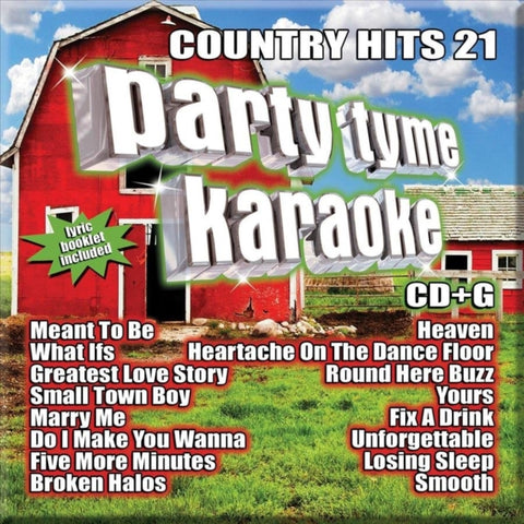 PARTY TYME KARAOKE - PARTY TYME KARAOKE - COUNTRY HITS 21 (16-SONG CD+G)