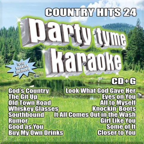 PARTY TYME KARAOKE - COUNTRY HITS 24 (16-SONG CD/G)