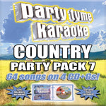 PARTY TYME KARAOKE - PARTY TYME KARAOKE - COUNTRY PARTY PACK 7 (64-SONG PARTY PACK CD/