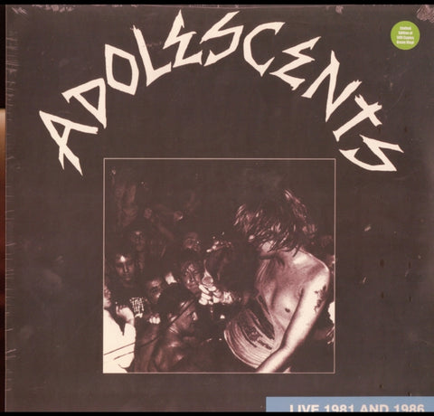 ADOLESCENTS - LIVE 1981 & 1986 (Vinyl LP)