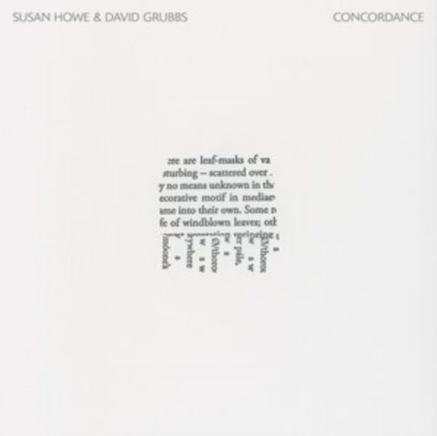 HOWE,SUSAN & DAVID GRUBBS - CONCORDANCE (Vinyl LP)