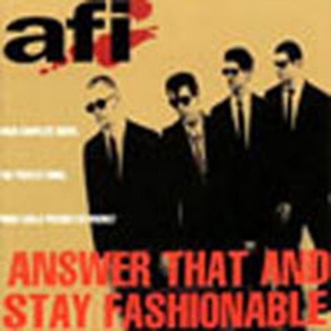 AFI - ANSWER THAT & STAY FASHIONABLE (Vinyl LP)