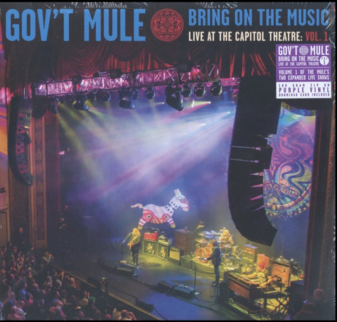GOV'T MULE - BRING ON THE MUSIC - LIVE AT THE CAPITOL THEATRE: VOL. 1 (Vinyl LP)