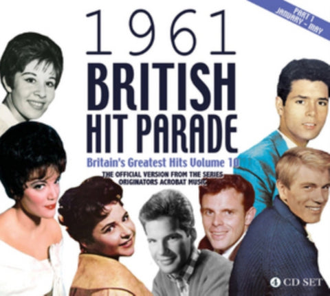 VARIOUS ARTISTS - BRITISH HIT PARADE 1961 PART 1 4CD