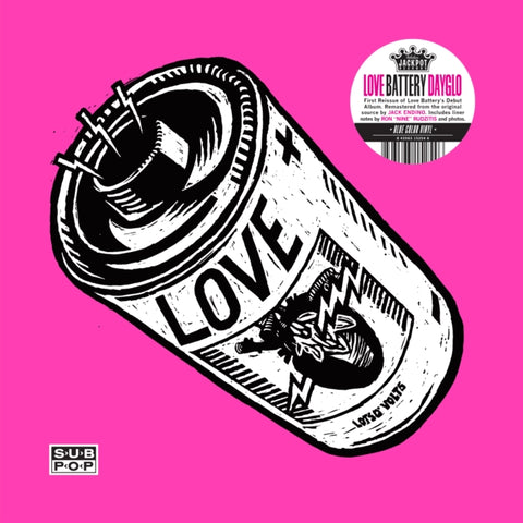 LOVE BATTERY - DAYGLO (SKY BLUE VINYL LP)