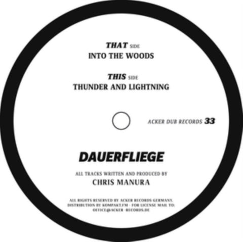 MANURA,CHRIS - DAUERFLIEGE EP (Vinyl LP)