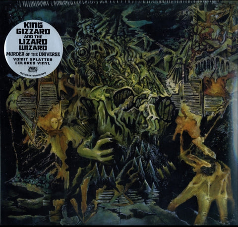 KING GIZZARD & THE LIZARD WIZARD - MURDER OF THE UNIVERSE (TRANSPARENT GREEN W/MUSTARD YELOW SPLATTE (Vinyl LP)