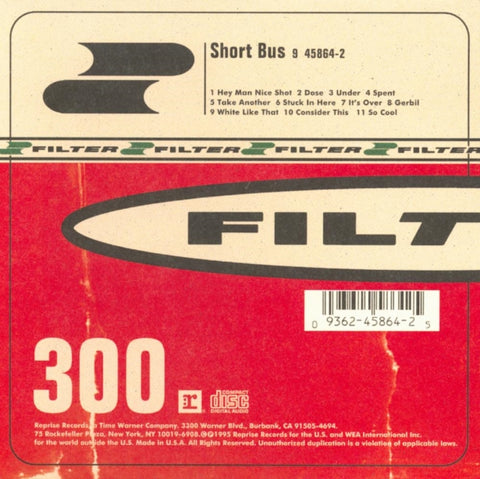 FILTER - SHORT BUS (Vinyl LP)