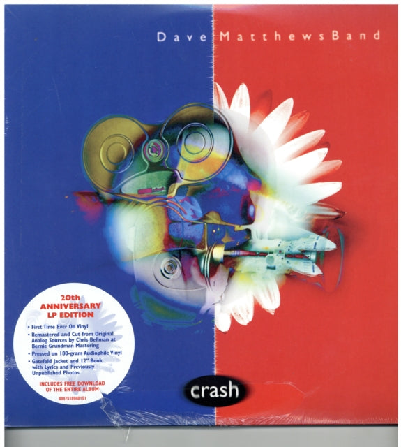 Dave Matthews Band Crash Anniversary Edition 2lp180gdl Carddelux