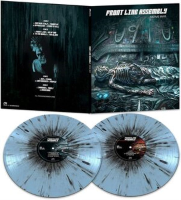 FRONT LINE ASSEMBLY - NERVE WAR (BLUE/BLACK SPLATTER VINYL) (Vinyl LP ...