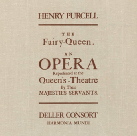 DELLER,ALFRED - PURCELL: THE FAIRY QUEEN (Vinyl LP)