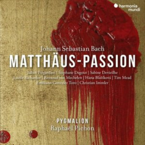 PICHON,RAPHAEL; PYGMALION;JULIAN PRÉGARDIEN; STEPHANE DEGOUT - J. S. BACH: MATTHAUS-PASSION, BWV. 244 (3CD)