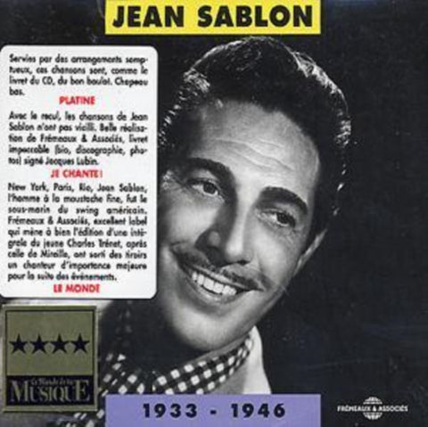 UNKNOWN - JEAN SABLON 19331946 2CD (CD)