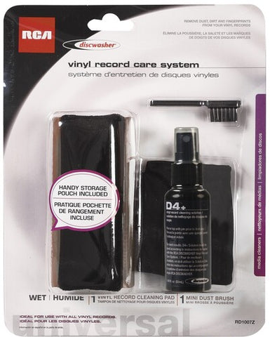 Discwasher RD1007Z D4+ Record Care System Inlcudes - Fluid, Brush & Storage Bag
