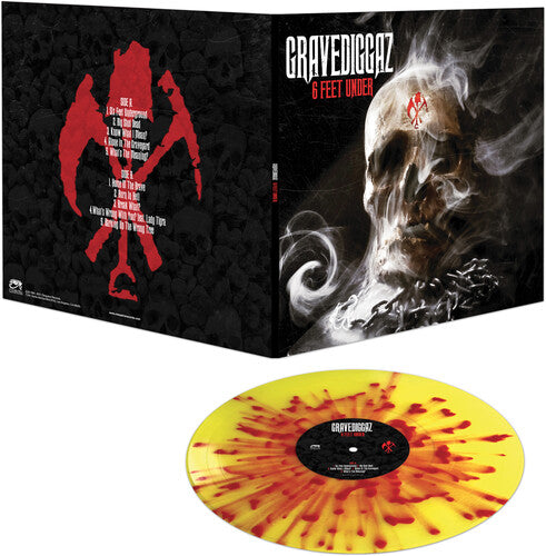 GRAVEDIGGAZ - 6 FEET UNDER (YELLOW/RED SPLATTER VINYL LP