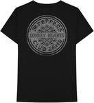 The Beatles Sgt Pepper's Lonely Hearts Club Band Black Unisex T-Shirt