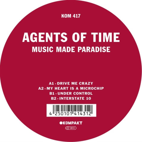 AGENTS OF TIME - MUSIC MADE PARADISE (Vinyl LP)