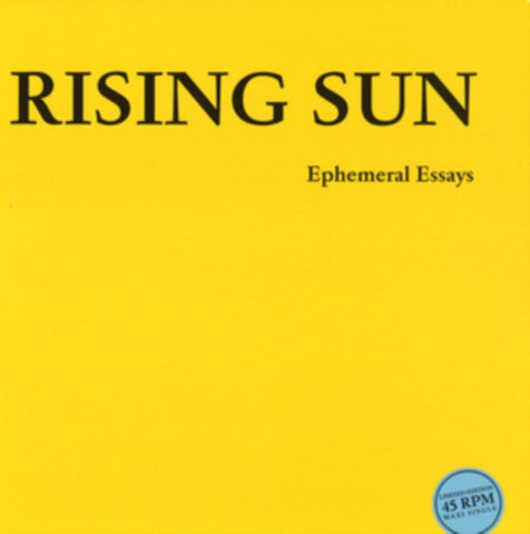 RISING SUN - EPHEMERAL ESSAYS (Vinyl LP)