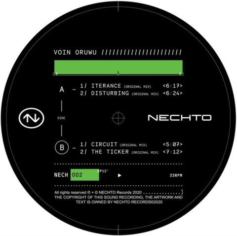 VOIN ORUWU - NECH002 EP (Vinyl LP)