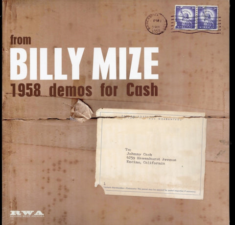 MIZE,BILLY - 1958 DEMOS FOR CASH(Vinyl LP)