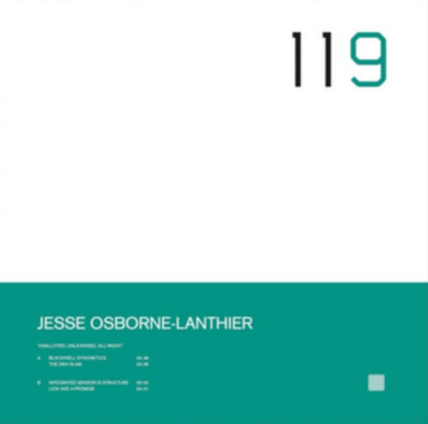 OSBORNE-LANTHIER,JESSE - UNALLOYED UNLICENSED ALL NIGHT (Vinyl LP)