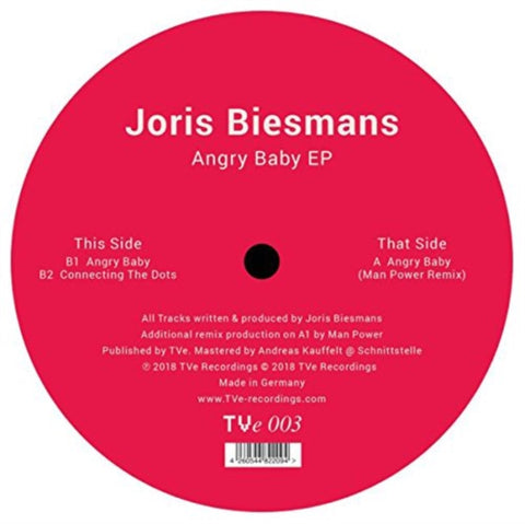 BIESMANS,JORIS - ANGRY BABY EP (Vinyl LP)