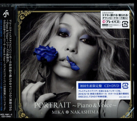 MIKA NAKASHIMA - PORTRAIT -PIANO & VOICE (LTD/CD/DVD)