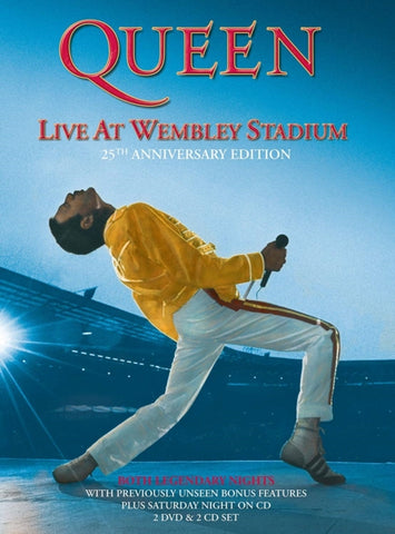 QUEEN - LIVE AT WEMBLEY STADIUM 25TH ANNIVERSARY EDITION (2DVD/2SHM-CD)