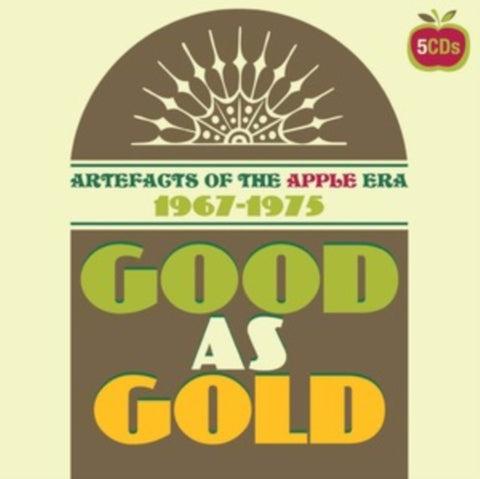 VARIOUS ARTISTS - GOOD AS GOLD: ARTEFACTS OF THE APPLE ERA 1967-1975 (5CD CLAMSHELL