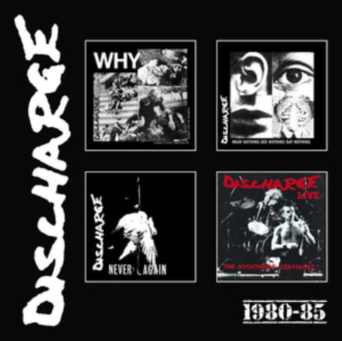 DISCHARGE - 1980-85 (REMASTERED/4CD CLAMSHELL BOX)