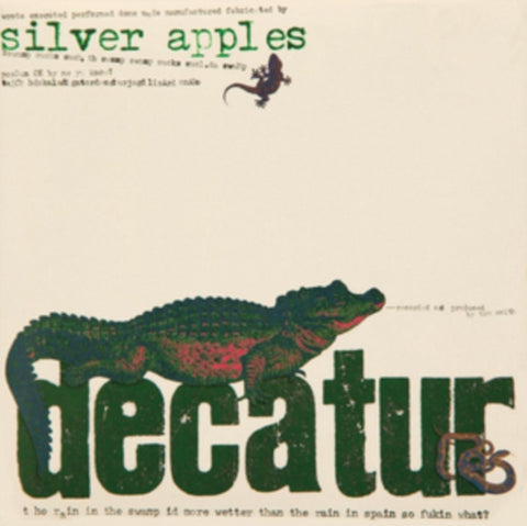 SILVER APPLES - DECATUR (WHITE & GREEN SPLATTER VINYL) (Vinyl LP)