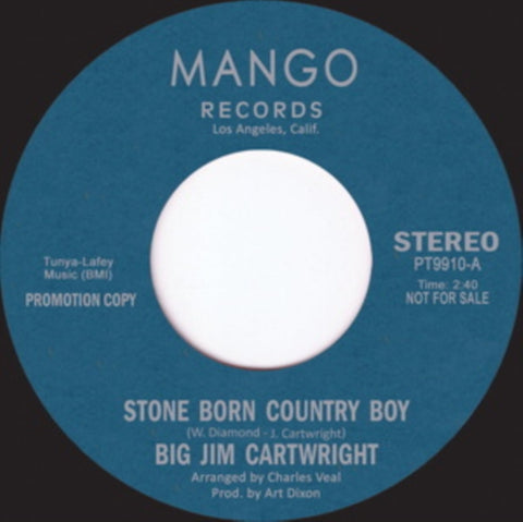 BIG JIM CARTWRIGHT - STONE BORN COUNTRY BOY (IMPORT)(Vinyl LP)