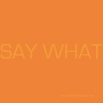 SAY WHAT - SAY WHAT (2LP/ORANGE VINYL) (Vinyl LP)