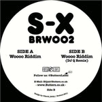 S-X - WOOOO RIDDIM/DJ Q MIX (Vinyl LP)